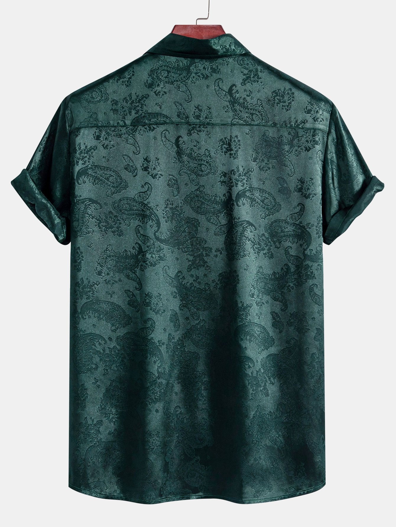 Paisley Print Satin Shirt