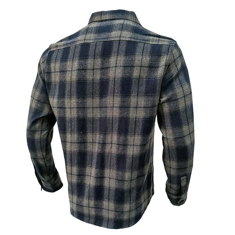 Men's Flannel Plaid Long Sleeve Shirt 26185028X