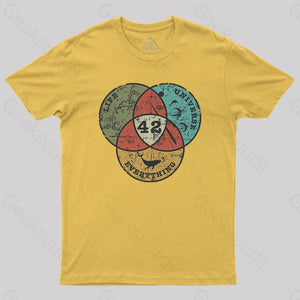 Life The Universe & Everything Nerdy Graphic T-Shirt