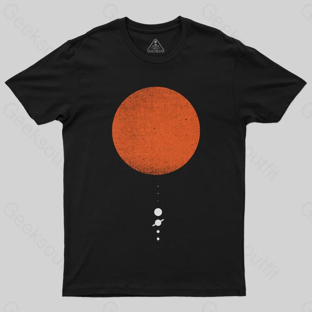 Minimal Solar System T-Shirt - Geeksoutfit