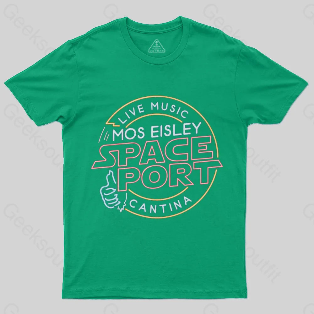 Mos Eisley Space Port T-Shirt Green / S