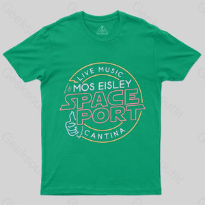 Mos Eisley Space Port T-Shirt Green / S