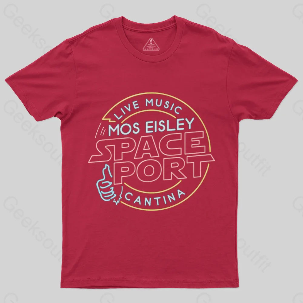 Mos Eisley Space Port T-Shirt Red / S