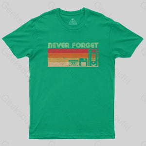 Never Forget Vedio T-Shirt - Geeksoutfit