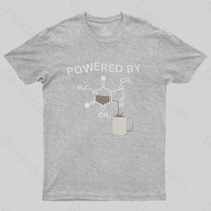 Powered By Caffeine Unisex Geek T-shirt - Geeksoutfit