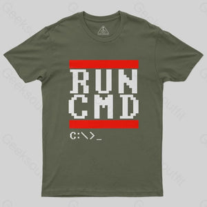 RUN CMD T-Shirt - Geeksoutfit