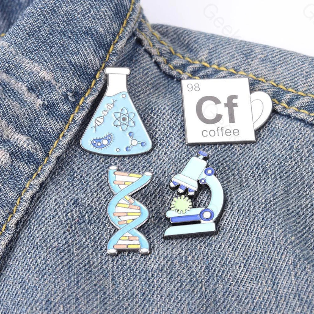 Science Enamel Pins - Geeksoutfit