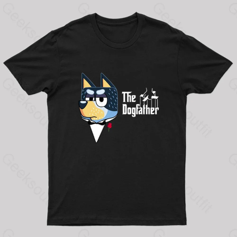 The Dogfather Nerd T-Shirt Black / S