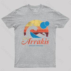 Visit Arrakis Nerd T-Shirt Grey / S