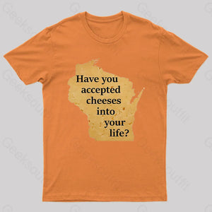 Wisconsin Cheese Pun T-Shirt Orange / S