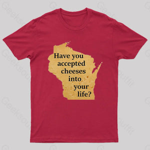 Wisconsin Cheese Pun T-Shirt Red / S