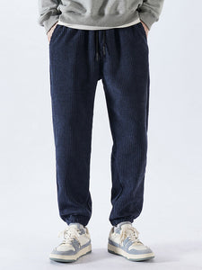 Men's Drawstring Corduroy Pants