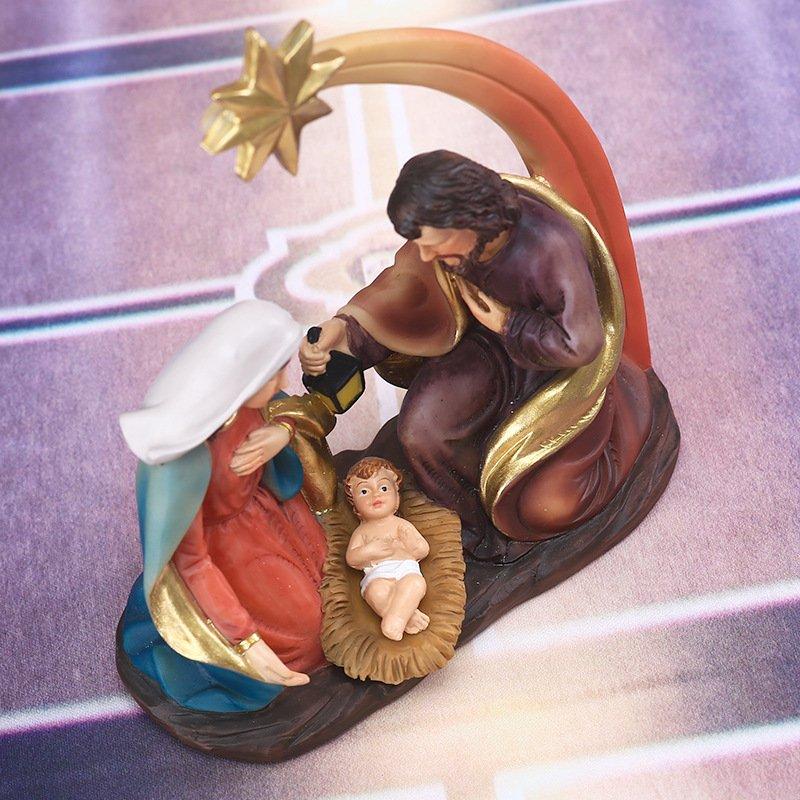 Holy Family Nativity Figurine -O Holy Night