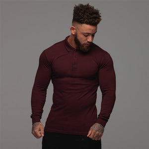 Men's Tight Cotton Polo Shirt