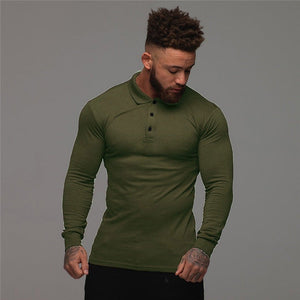 Men's Tight Cotton Polo Shirt