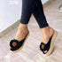 Women Bohemian Summer Flower Slippers Sandals