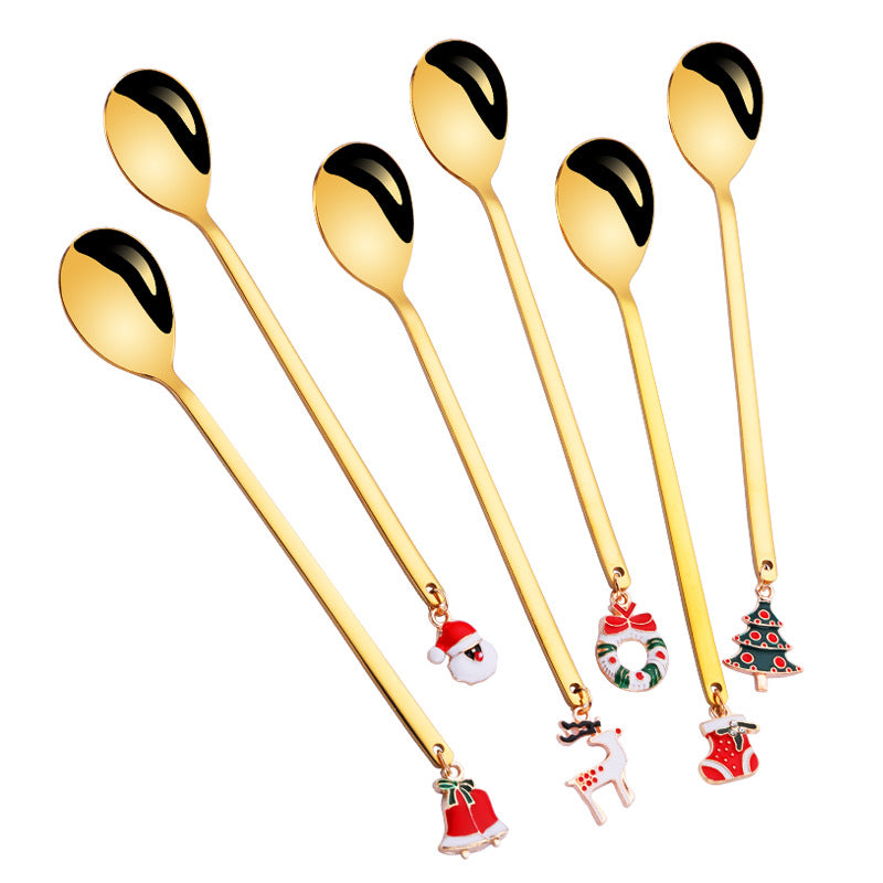 Christmas GIft Stainless Steel Spoon Set