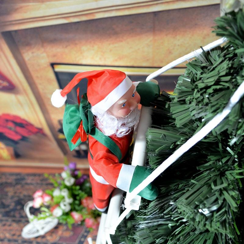 Gift Electric Climbing Ladder Santa Claus