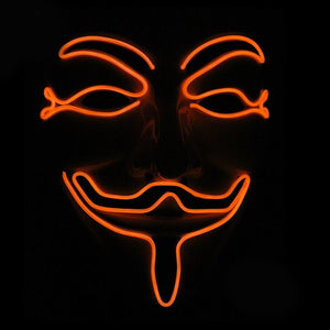 Halloween Vendetta Glowing Mask Prom Party Props