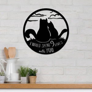 9 Lives Together Wall Art