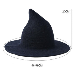 Halloween Foldable Wide Brim Witch Hat
