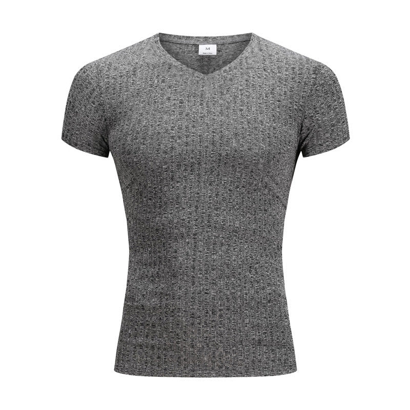 Men's Fitness Slim Fit Sports Stripe Top