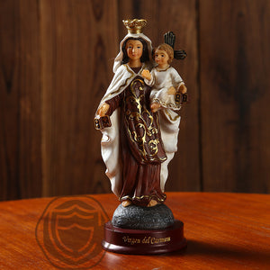 Religious Decoration Of The Virgin Mary Holding The Son