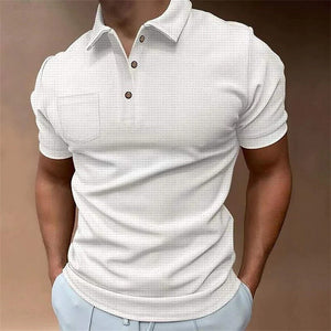 Men's Short Sleeve Button POLO Shirt