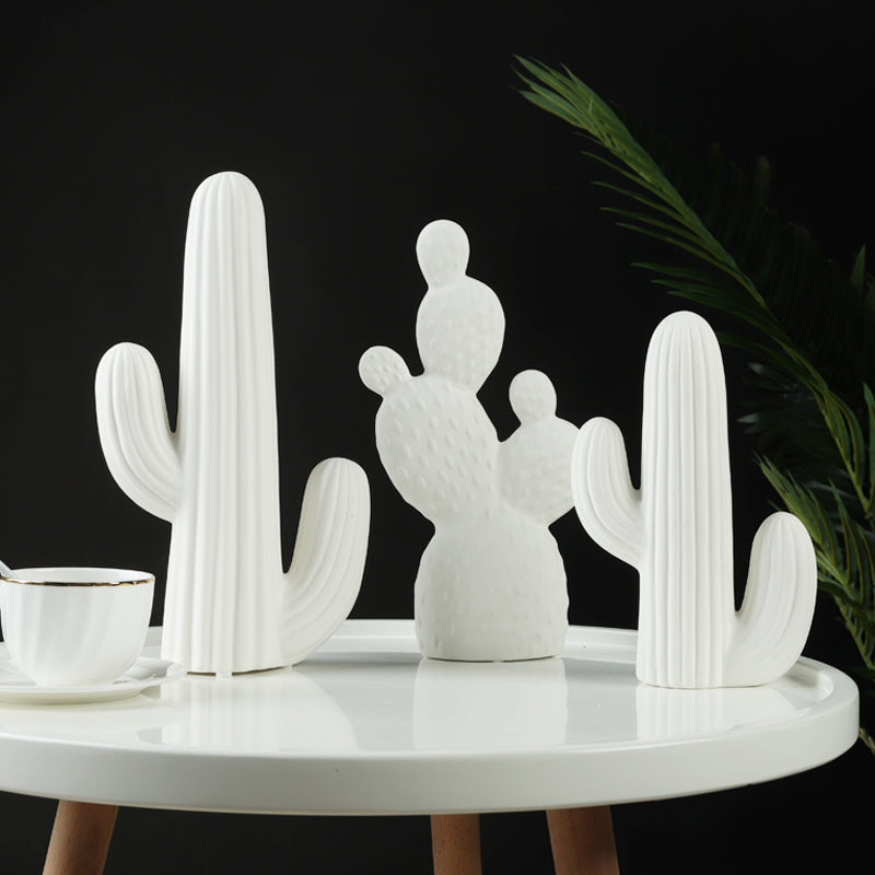 Nordic Home Living Room Ceramic Creative Cactus Decoration