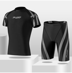 Men's New Black Quick-drying Swimsuits