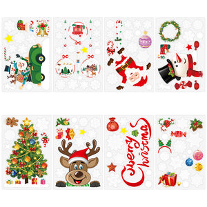 Christmas Decoration Color Window Stickers