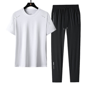 Men's Thin Ice Quick Drying Casual Sports Set