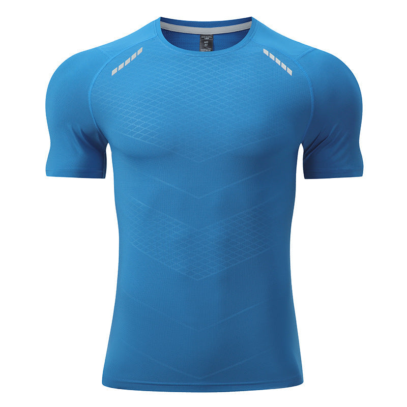 Sports Fitness Elastic Ice Silk Quick Drying Top