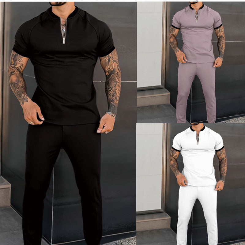 Men's Slim Fit Casual Sports Set