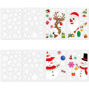 Christmas Decoration Color Window Stickers