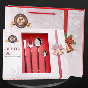 Christmas Gift pcs Stainless Steel Dinnerware Cutlery Set