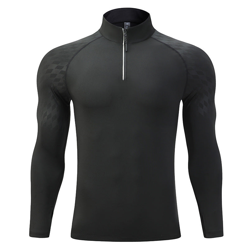 Quick Drying Stand Neck Half Zip Top