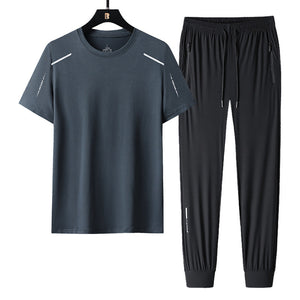 Men's Thin Ice Quick Drying Casual Sports Set