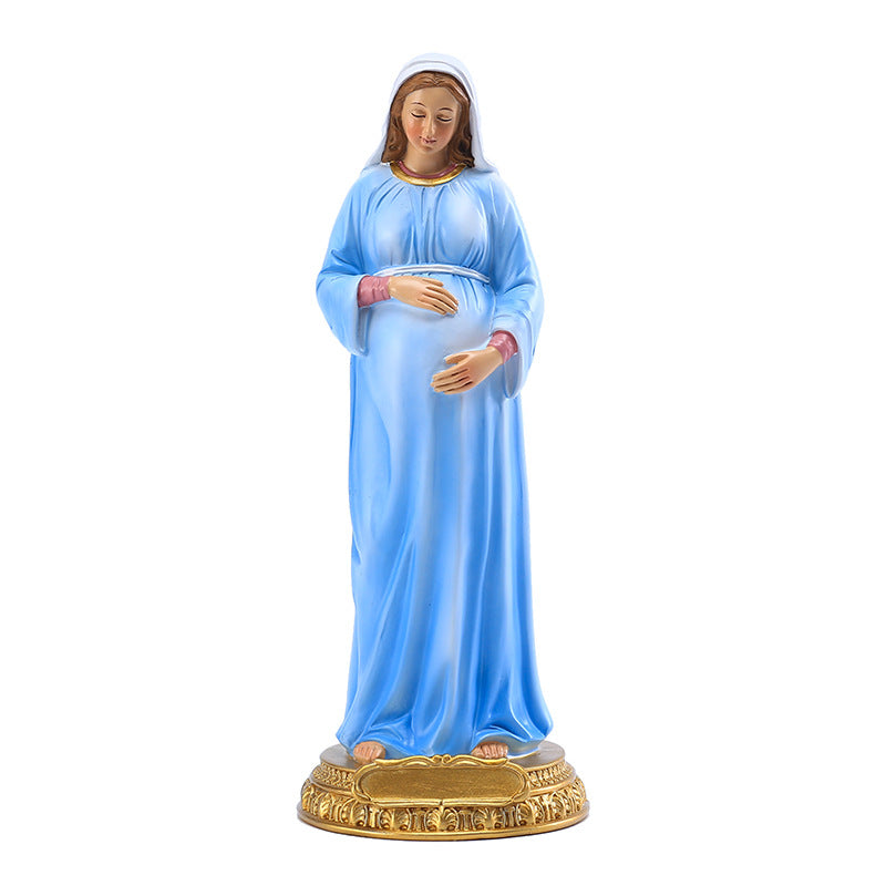 Virgin Mary Pregnancy Statue Decoration