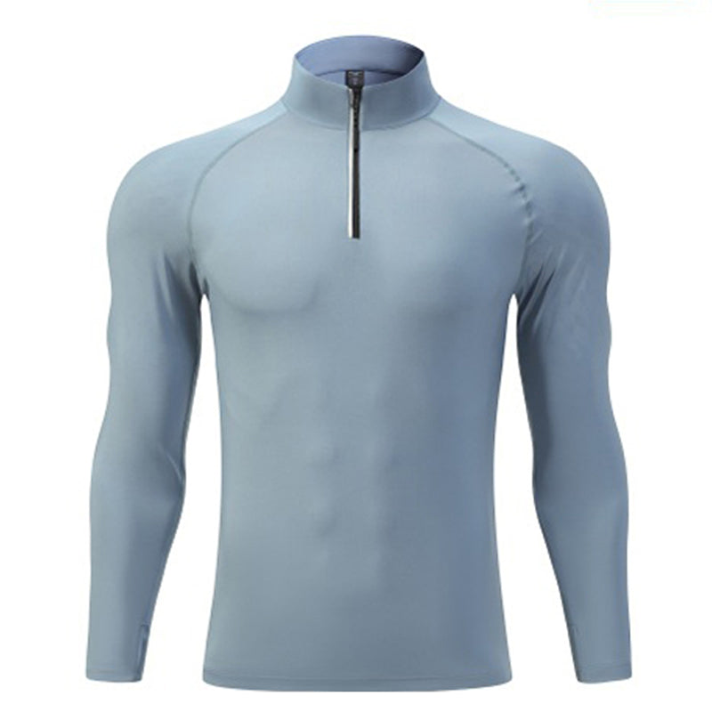 Quick Drying Stand Neck Half Zip Top