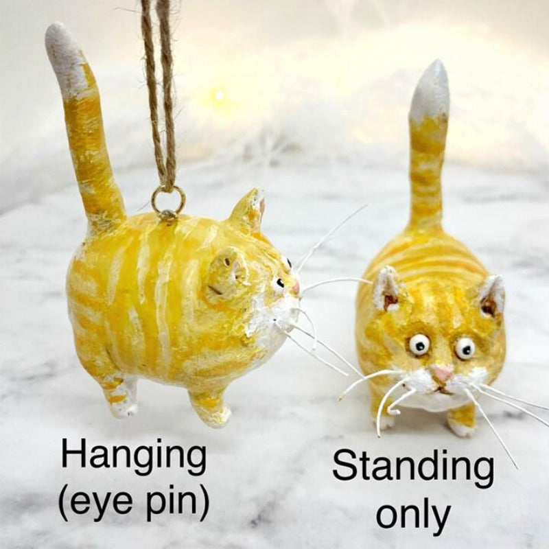 Kitty Miniature Sculpture Original Art